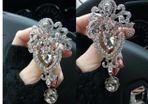 Big Crystal Diamante Brooch