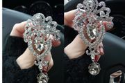 Big Crystal Diamante Brooch