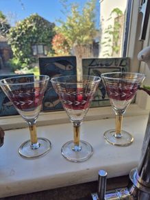Beautiful Vintage Coupe Glasses