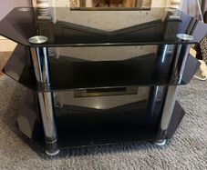 Glass TV unit