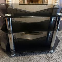 Glass TV unit