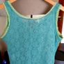 REDUCED LAST DAY Avoca Anthology Turquoise Wrap Cardigan & Mesh Sleeveless Cami Image 7