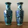 Vintage handpainted pair of vases Image 3