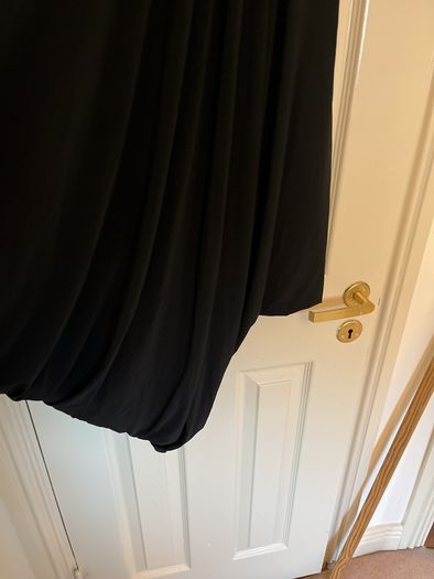 Coast black dipped hemline Dress