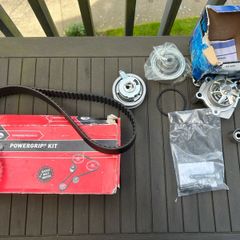 Water pump and timing belt