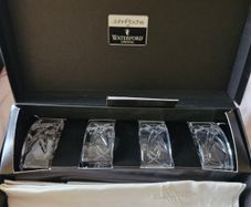 John Rocha Napkin Rings and Shot Glasses