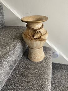 Gold/Cream Vase