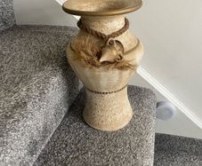 Gold/Cream Vase