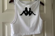 White oversize crop rop