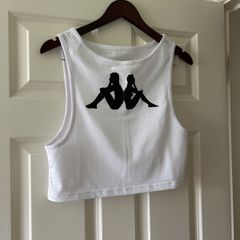 White oversize crop rop