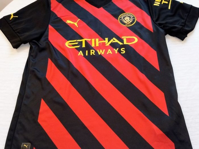 2022/23 Manchester City #10 Grealish Puma Away Jersey Size L Adults