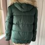 Juicy couture size medium hooded feather & down jacket detachable fur Image 6