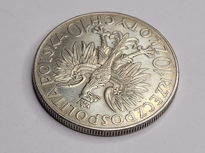 Asking price 870 euro. Poland 10 zlotych 1933, Traugutt, mint