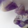 Chunky Amethyst necklace. Statement necklace, Gemstone necklace, Feb birthstone, Jewellery Image 5