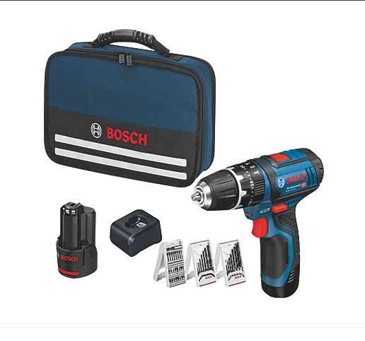 Bosch GSB 12V-15 12V 2 x 2.0Ah Li-Ion CoolPack Cordless Combi Drill
