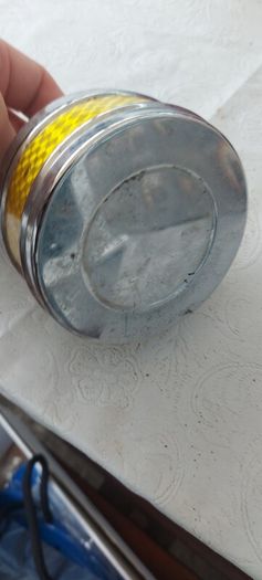 Vintage Roulette Push Ashtray: Metal Man Cave Decor,1960s 70s ,sold as seen ,see pictures for condition, used ,,abit of rust ,needs a clean