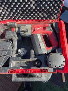Milwaukee LokTor H 24X 24V cordless SDS hammer drill.