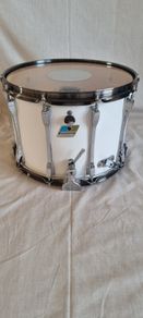 Vintage Ludwig 14 x 10 Parade Marching Snare Drum 10-Lug White No. 1162