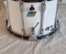Vintage Ludwig 14 x 10 Parade Marching Snare Drum 10-Lug White No. 1162
