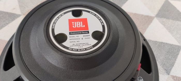 JBL 2226H 15'' pro speaker woofer-new recone