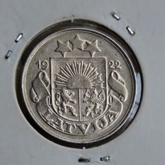 Latvia 1922 50 Santimu