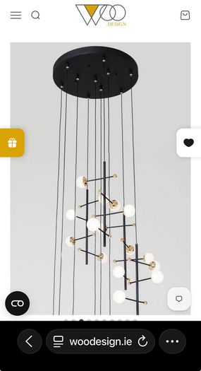 Trapez Black Pendant Lamp - Kare Design