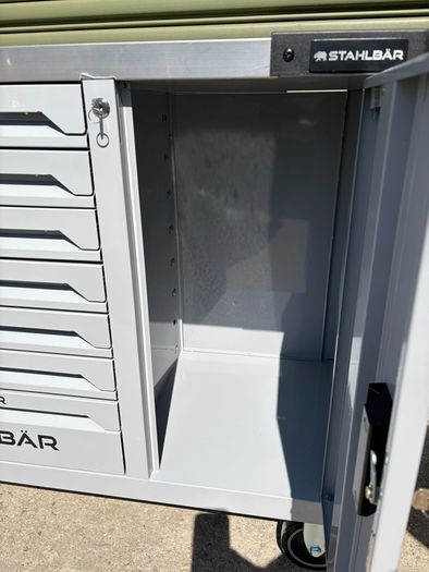 41" 7 Drawer Tool Box - Fully Loaded With Tools + Side Cabinet