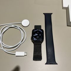 apple watch 7 stainless steel with steel milanese loop
