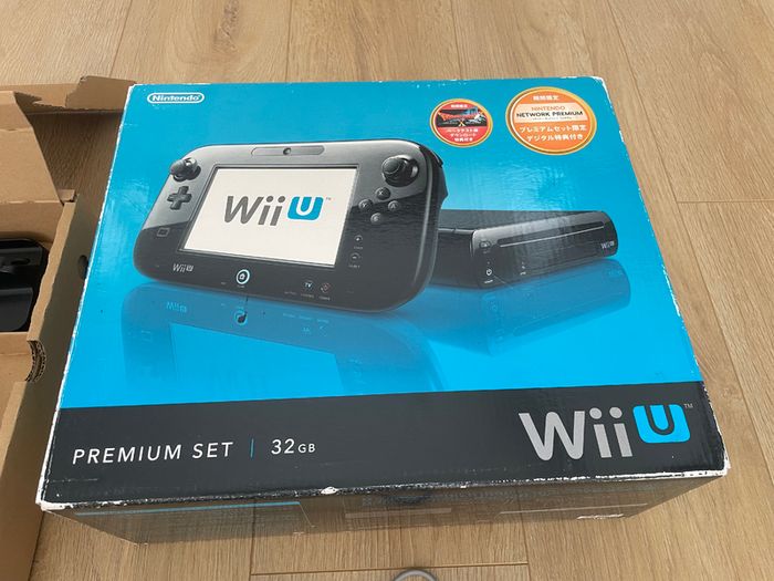 Modded Nintendo Wii U 32GB CIB Premium Pack with 128GB SD, Aroma, English Menu, Free Games and Retro Games NES SNES N64 PS1 SEGA