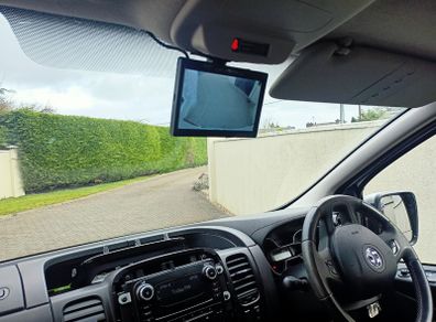 Reverse parking system for truck camper van jeep lorry