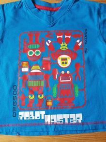 Age 3-4 Robot Teeshirt