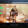 Modded Black PSP Slim 3000 128GB with games Image 4