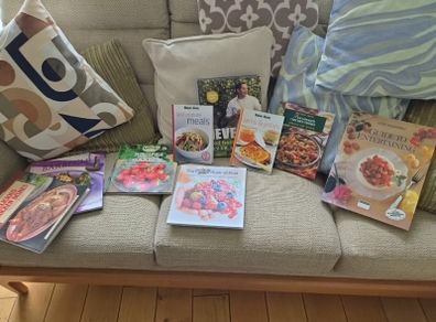 assorted cook books