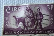 Rare 1959 Irish Stamp - World Refugee Year