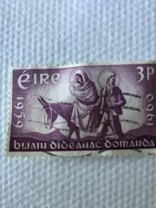 Rare 1959 Irish Stamp - World Refugee Year