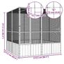 Bird Cage Anthracite 213.5x217.5x211.5 cm Galvanised Steel Image 2