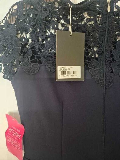 Paper Dolls navy lace dress - brand new with tags