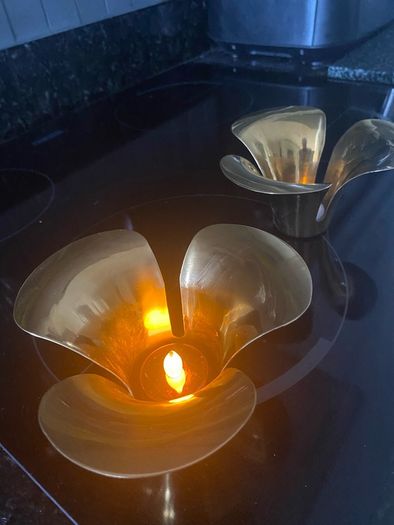 Brass Candle Holder Set