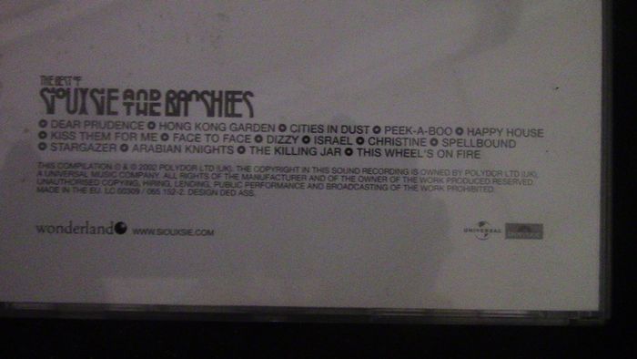 The Best of Siouxsie & The Banshees CD