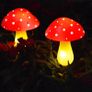 Set of 6 Solar Mushroom Lights Garden Outdoor Decor, 8 Modes Waterproof Mushroom Ornaments for Lawn Gardening Pathway Landscape Yard Easter Pathway Fence Christmas Halloween Decorations (FREE SHIPPING) Image 7