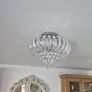 Cieling mounteted 5 Lamp Chandelier Image 4