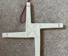 Vintage Donegal Fine China Irish Classic St Brigid's Wall Cross