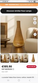 Rattan / Wicker Floor Lamp