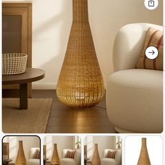 Rattan / Wicker Floor Lamp