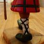 Vintage Hand-Carved Highlander Figurine - Tintin Black Island Style Image 7