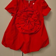 Leigh Tucker red dress 9/12 months
