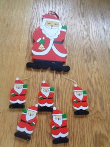 Wooden Christmas Santa for Sale