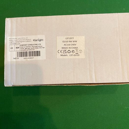New Klarlight GU10 Longneck bulbs Warm White x 7