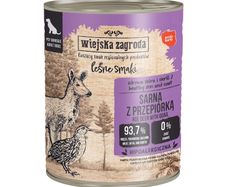 Country of Animals Forest Flavours Roe Deer with Quail wet food for adult dogs 800g