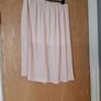 New River  Island  Light Pink Sheer Skirt. S.12 Image 6